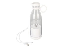Licuadora portátil ABS recargable por USB, mini exprimidor de frutas de mano para escritorio, gimnasio, viajes y hogar.