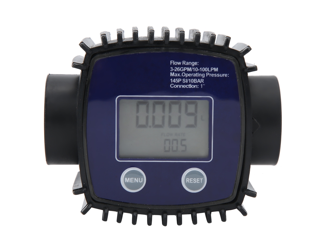 Contador De Flujo Turbina Digital K25 1in Para Combustible Diesel Bomba Tubo Líquido Dc2.3‑3.3v