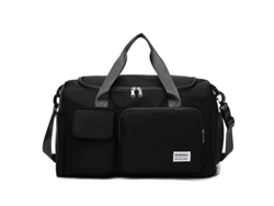 Bolsa de deporte, ideal para fitness, viajes y camping, color negro, Hexinyigjly