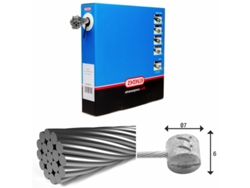 Juego de 50 cables de freno 1x19 alambre de acero inoxidable ø1,5mm cabeza t ø7x6 ELVEDES 3000 mm