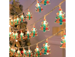 Luces Led Navideñas Cálidas Para Decoración De Fiesta, Ornamentos De Árbol De Navidad Y Ventana