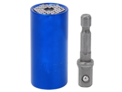 Enchufe Universal 1/4-3/4in Vástago Cr V 3/8in Para Industria Automotriz Azul