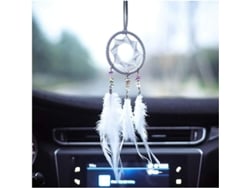 Atrapasueños Mini Hecho A Mano Con Plumas Para Coche, Pared, Decoración Del Hogar