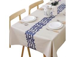 Rebe-mantel Cuadrado De Pvc Limpiable Impermeable 137x137 Cm Rattan Para Mesa Cocina Picnic Interior Exterior Protector