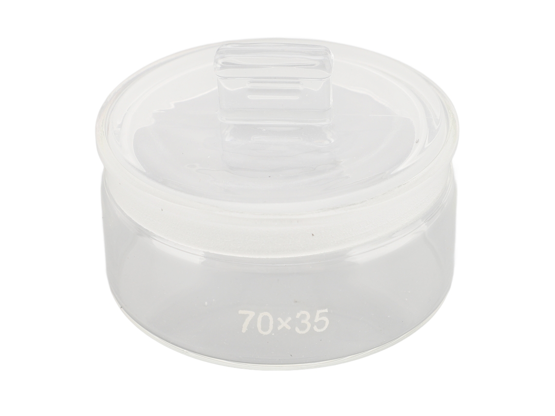 Tarro de limpieza de aceite para relojes, accesorio portátil, 70 mm