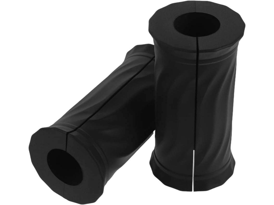 Mancuernas con empuñaduras de silicona antideslizantes, de 10 cm, para entrenamiento de fuerza, para uso en interiores.