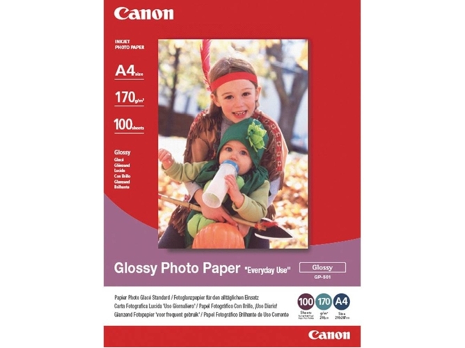 Papel Fotográfico CANON Glossy A4
