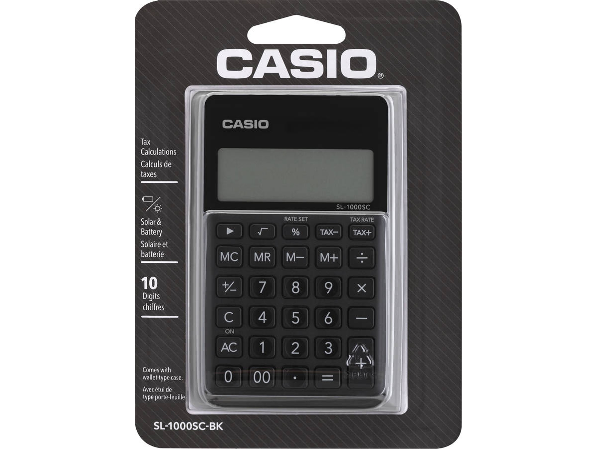 Calculadora Básica CASIO SL-1000SC-BK