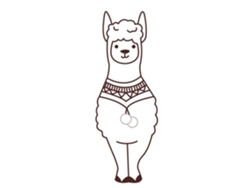 Sellos de madera - Llama
