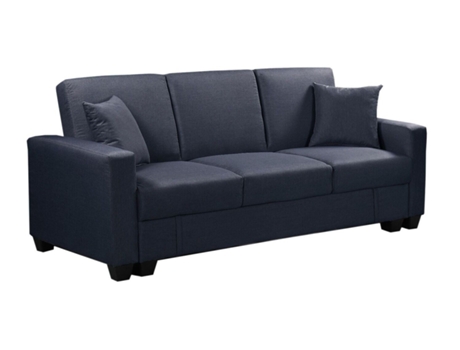 Sofa Cama Keyla con Arcon, 210cm Gris Oscuro SALDOSYSTOCKS
