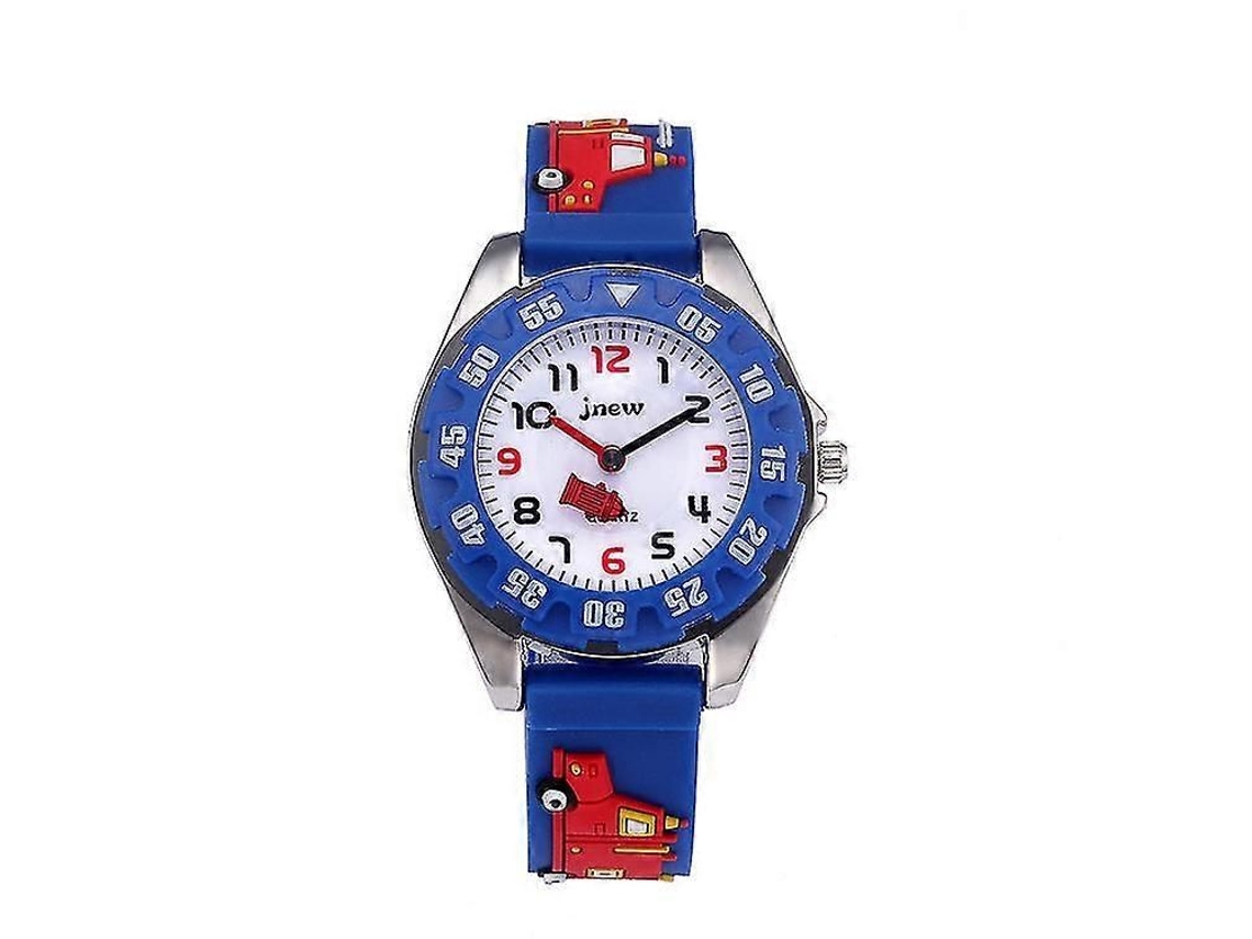 Reloj de moda con esfera con tachuelas, de cuero, estilo casual GOKOCO