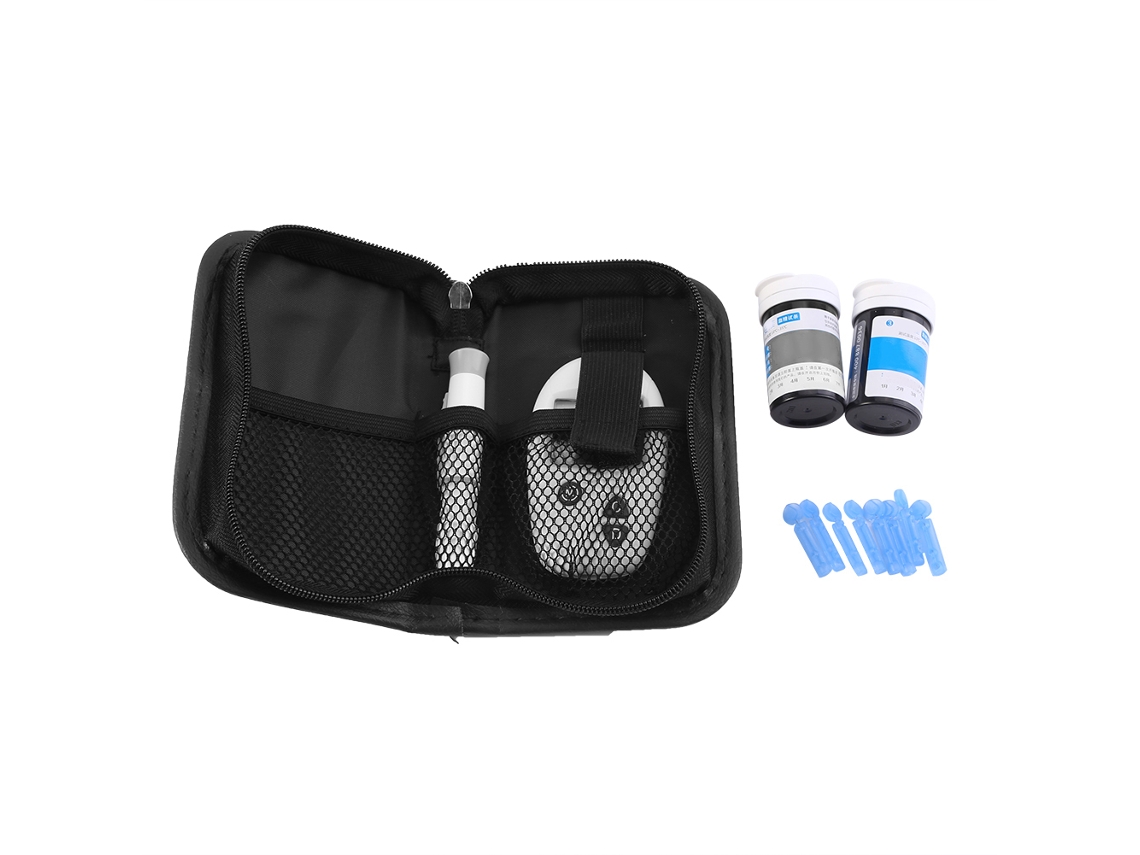Kit Para El Control De La Glucosa En Sangre Con 50 Tiras Reactivas Y 50 Lancetas Para Uso Doméstico.