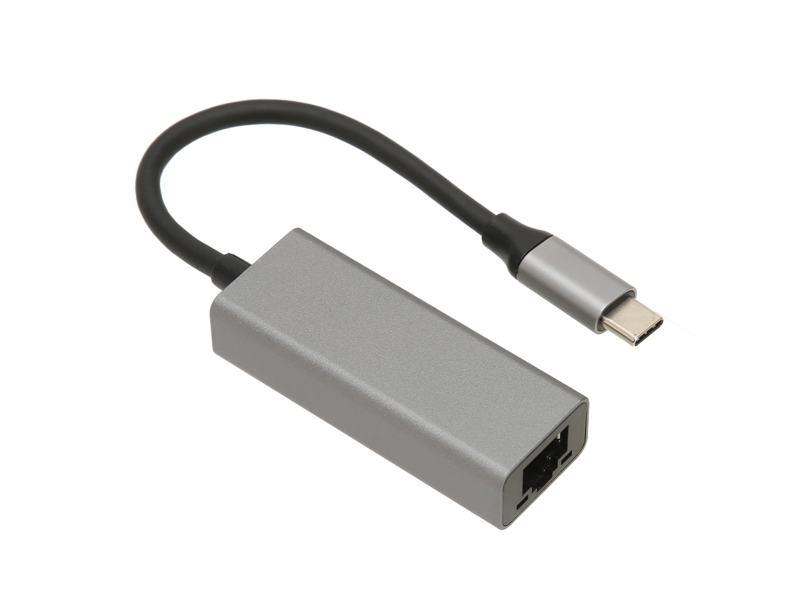 Adaptador Aetheria USB-C a Gigabit Ethernet de 1000 Mbps con Plug and Play y amplia compatibilidad.