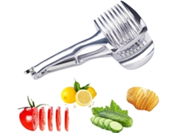 Cortador De Tomate Con Mango Largo En Aleación De Aluminio Para Cortar Frutas Y Verduras Redondas Uniformemente En La Cocina