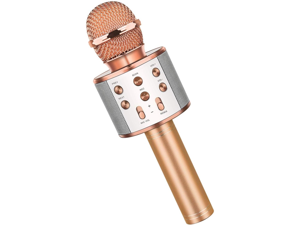 Fun Toys de 3 a 12 años Micrófono para niños Micrófono de Karaoke de cumpleaños para niños de 5 a 12 años CHRUI Micrófono