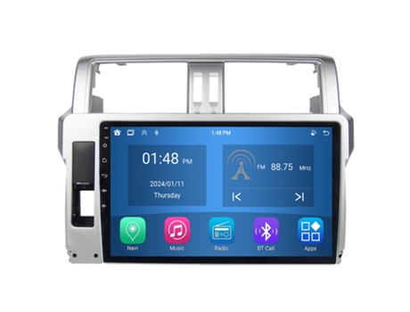 Autoradio 4GB RAM64GB ROM ROVERONE para Toyota Land Cruiser Prado 150 2013 - 2017 CarPlay Android Coche Radio Bluetooth Navegación