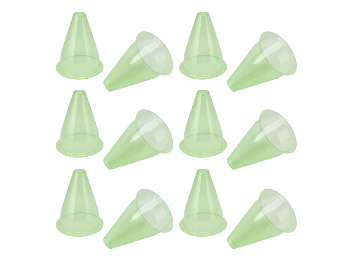 12 copas de vidrio transparente para jardín para proteger las plantas de las heladas y los pájaros