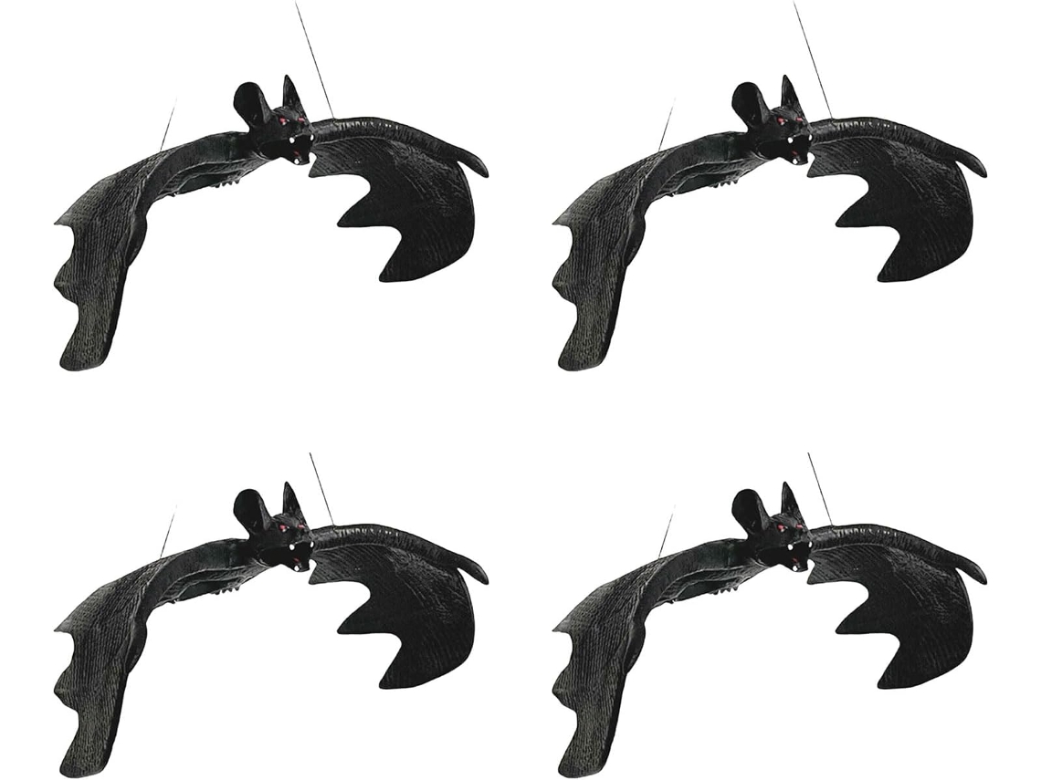 4 murciélagos de Halloween para colgar SFUSHOS