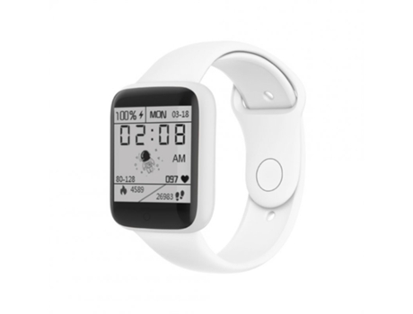 Smartwatch Fitness Tracker Bluetooth Monitor con pantalla LCD TFT blanca 1 44 pulgadas