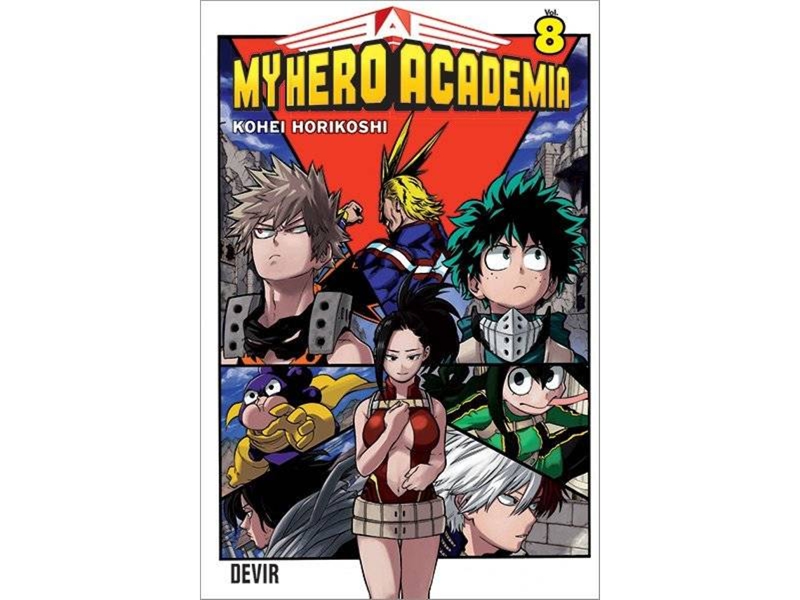 Libro My Hero Academia 08 de Kohei Horikoshi (Portugués)