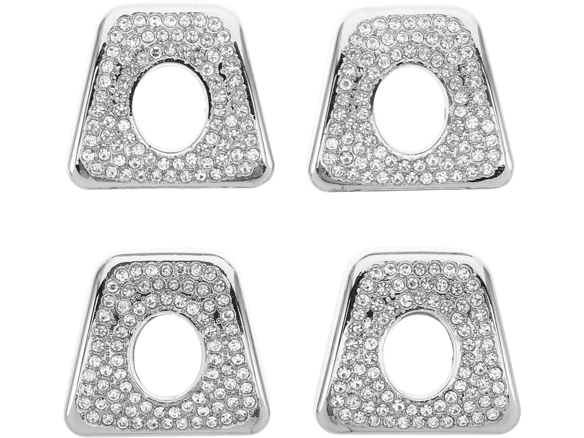 Pegatinas De Diamantes De Imitación Para Tiradores De Puertas De Coche, Tornillos Y Varillas De Fijación.