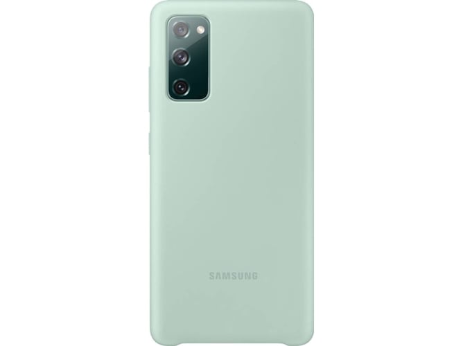 kwmobile Carcasa Compatible con Samsung Galaxy S20 FE Cover Trasero en Gris Verdoso Funda de Silicona para móvil 