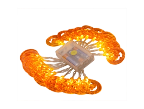 Cadena de luces de Halloween para exteriores con pilas 11.8ft/3m 20 LED con control remoto para Home Park, style3