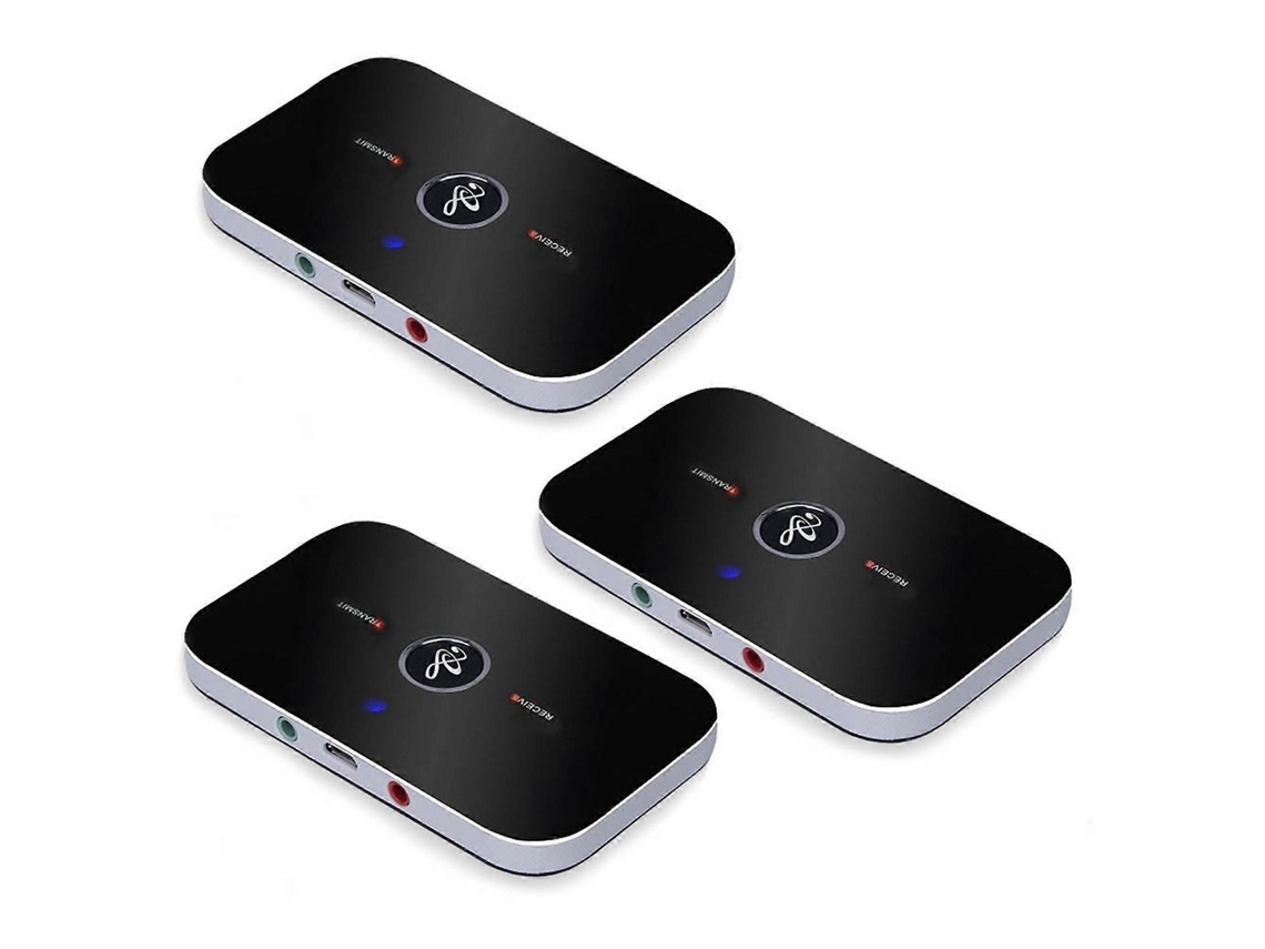 Adaptador de audio Bluetooth 3x Transmisor y receptor Bluetooth 4.1, adaptador de audio inalámbrico 2 en 1 de 3,5 mm Rosewell