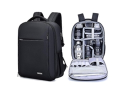 Mochila Caden W9 compatible con DJI Mavic Pro, Canon, Nikon, Sony, DSLR, bolso de hombro para portátil, para viajes al aire libre, Facpoet