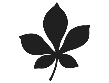 Plantillas de corte - Hoja de castaño