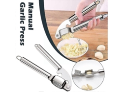 Prensa de ajos manual de acero inoxidable para cocina, trituradora y molinillo de ajos Rosewell (p3t0)