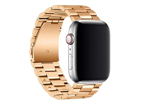 Correa Acero Inoxidável Adaptable Rosa Dorado para Apple Watch Series 5 40Mm