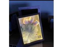 DIY TRUMSEN-GM Lámpara Decorativa Retrato Luz de Noche Hazlo Tú Mismo Regalo San Valentín Rojo