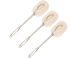 Cepillos De Limpieza, Esponja, Acero Inoxidable, Juego De 3, Delicados Sin
