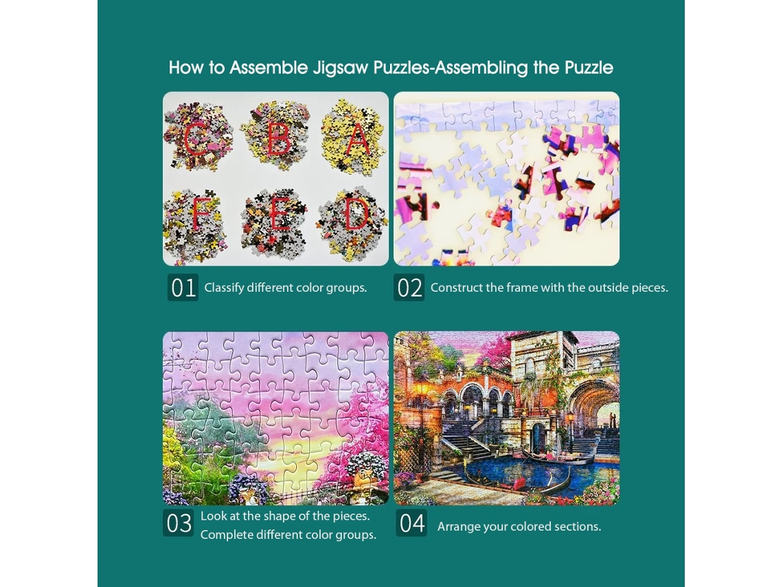 Rompecabezas Grande De 1000 Piezas Para Adultos, 75x50cm Con Bolsa De Almacenamiento - Juguete Educativo Para Niños - Decorativo