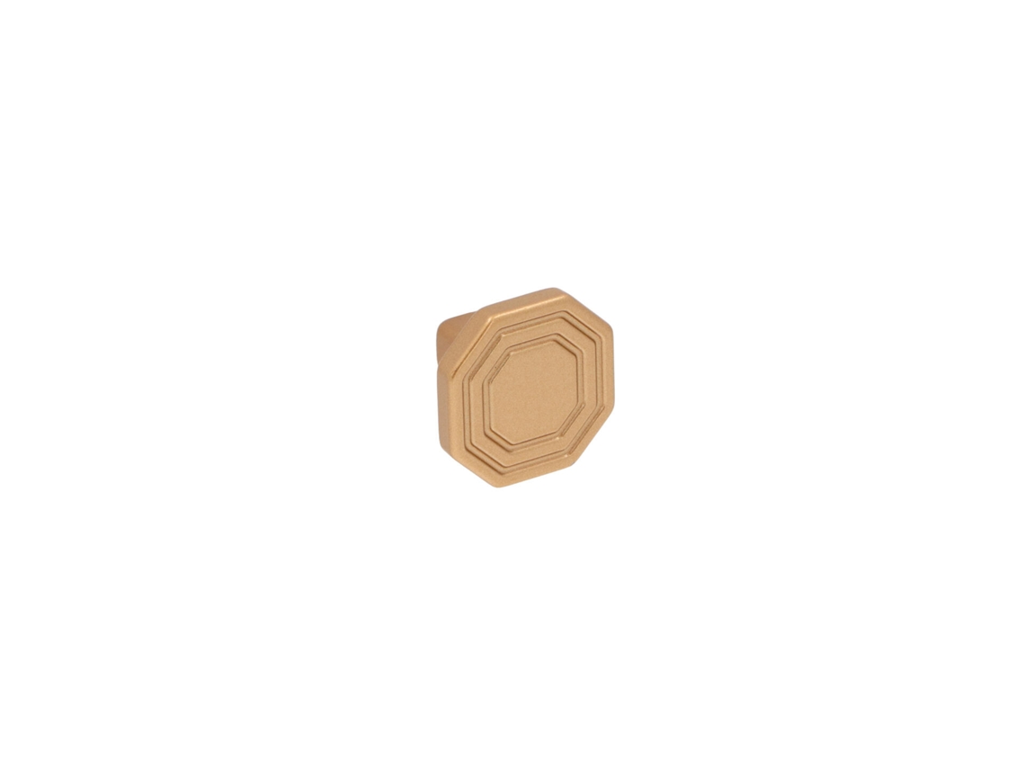 Pomo Para Muebles De Zamac Diámetro 30mm X 23 Oro Milán Lote De 25