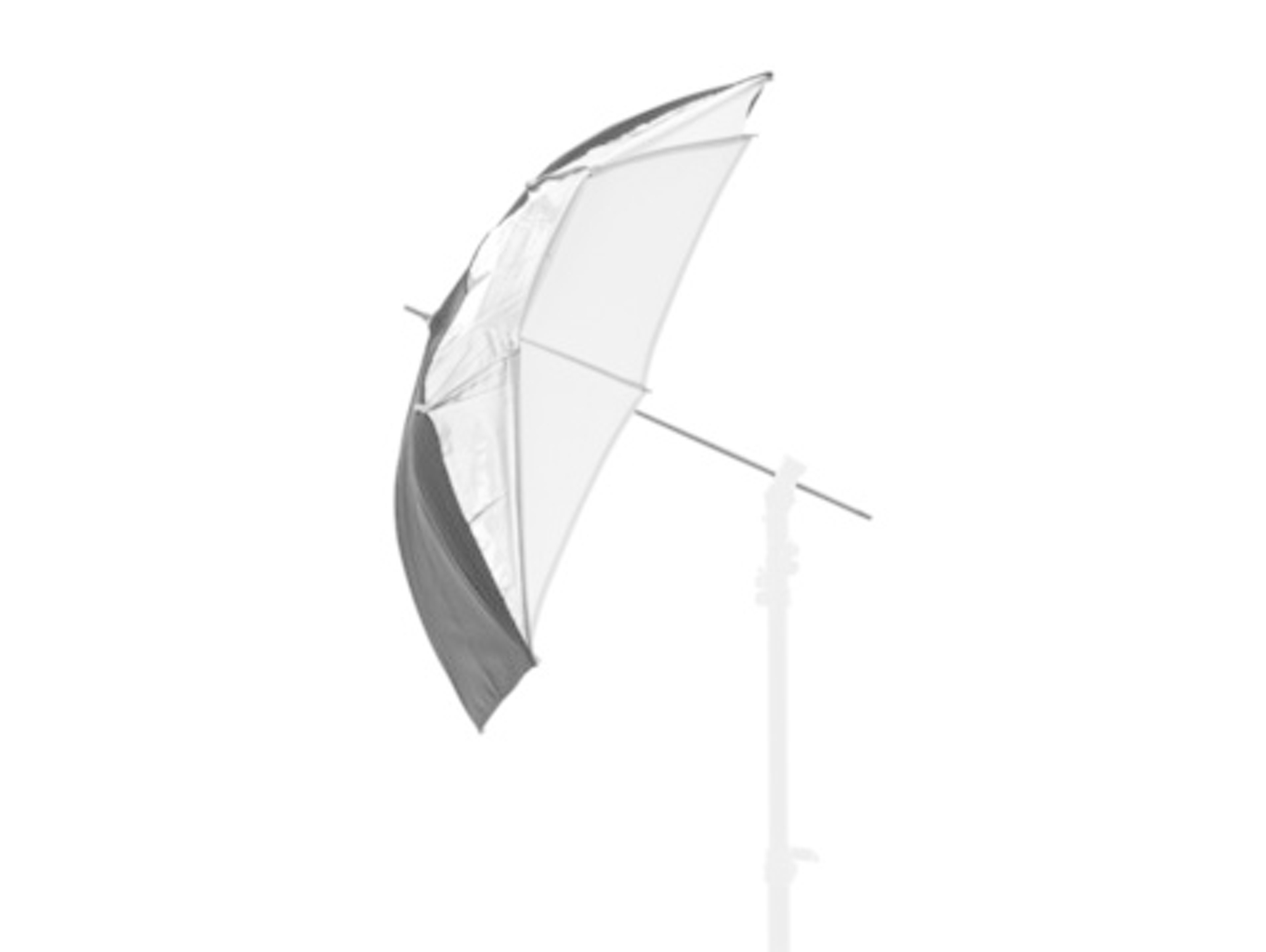 Paraguas Reflector LASTOLITE LU4523F Dual-Duty con Apoyo
