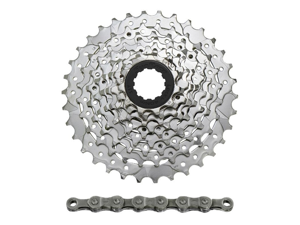 Casete con cadena SUNRACE M96 11-34 Shimano Nickel