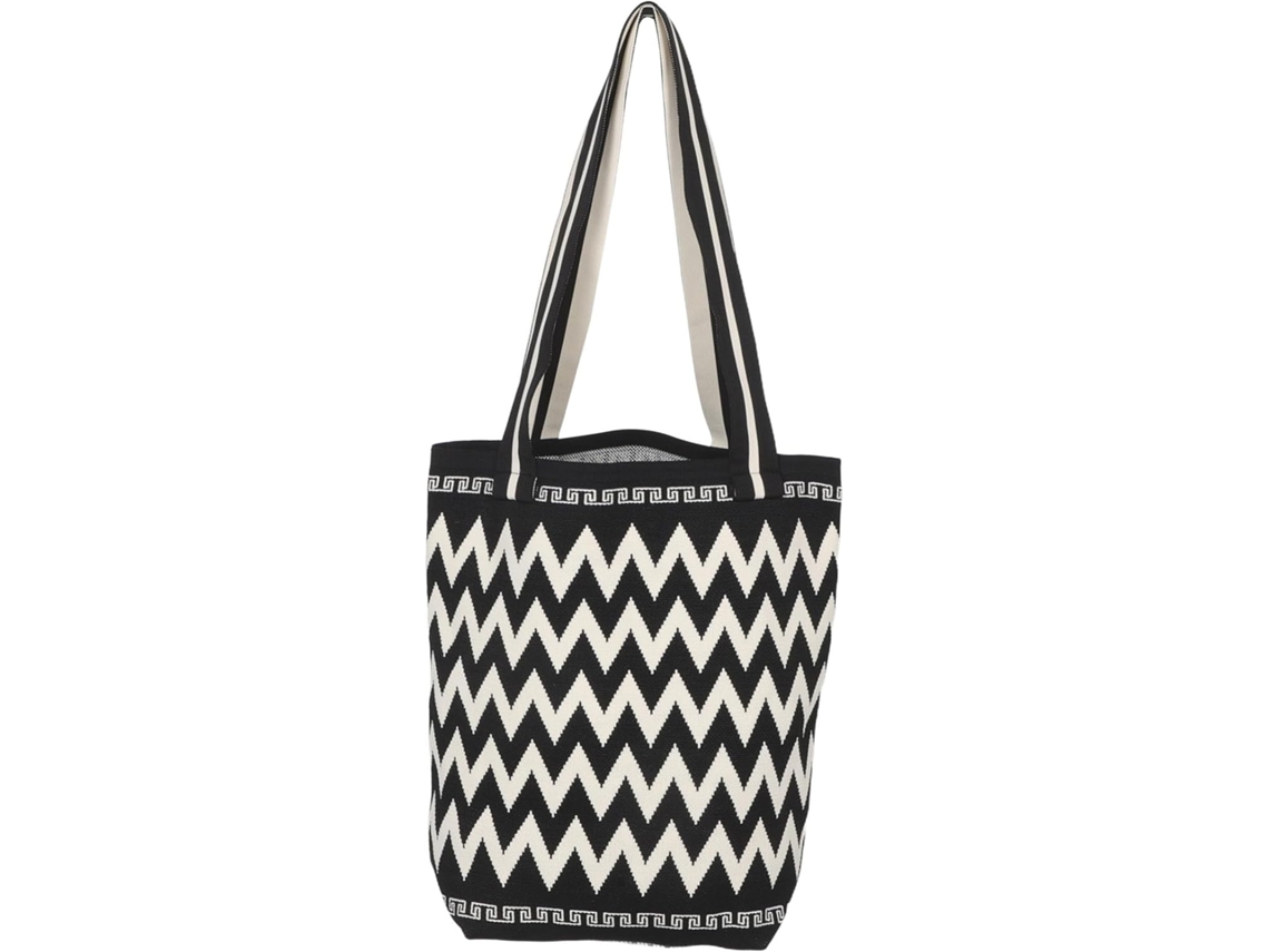 Bolso De Punto Grande Para Mujer, Tipo Cubo, Ideal Para Ir De Compras A Diario.