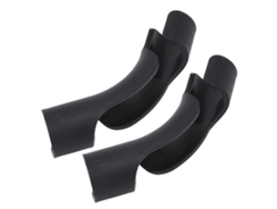 Dobladora de manguera de plástico de 2,3 cm para tanques de combustible de carreras, 2 piezas, color negro