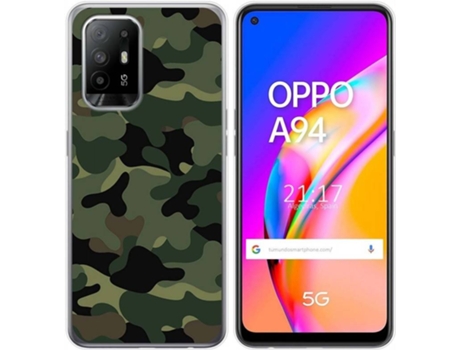 Carcasa Oppo A94 5G TUMUNDOSMARTPHONE Camuflaje Multicolor