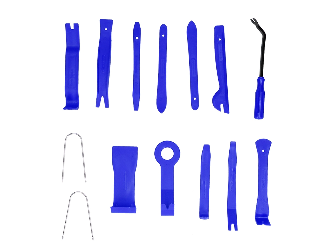 Juego De 14 Herramientas Para Desmontar Paneles De Coche, Puerta, Audio, Panel De Instrumentos, Azul