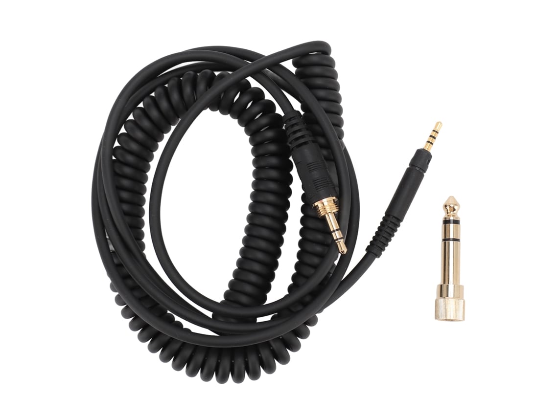 Cable En Espiral Para Auriculares Sennheiser Hd598, Hd599, Hd558 Y Hd518 Con Conectores De 2,5 Mm, 3,5 Mm Y 6,35 Mm.