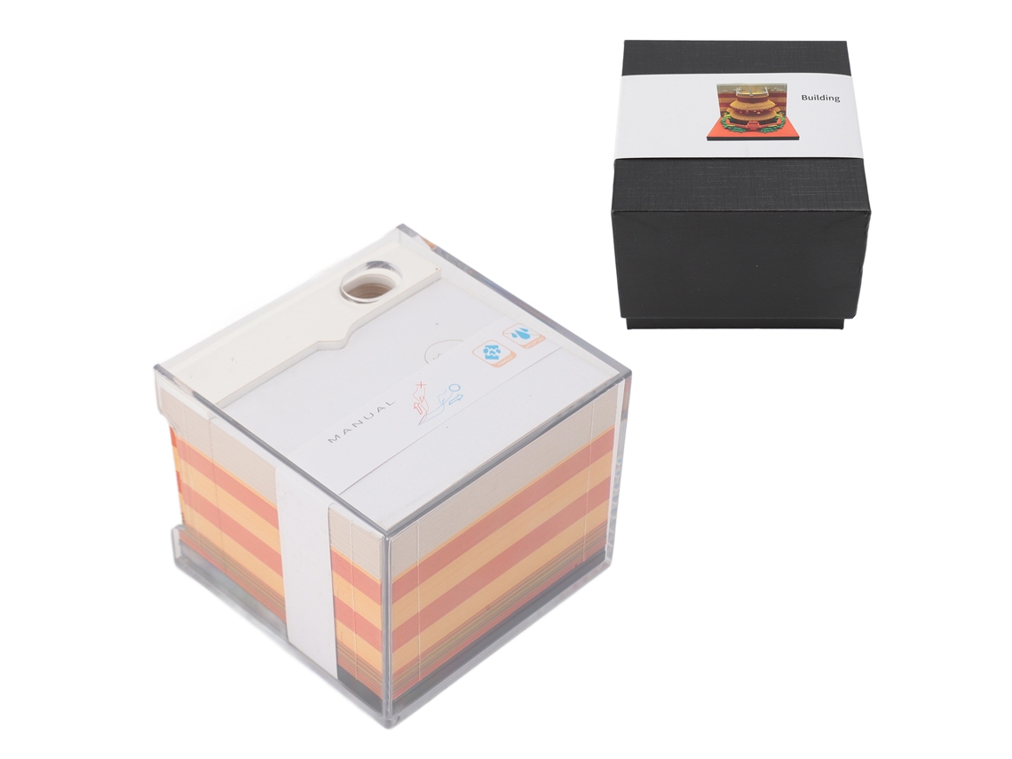 Bloc de notas con arte de anime japonés en 3D para decoración de escritorio. Regalo ideal.
