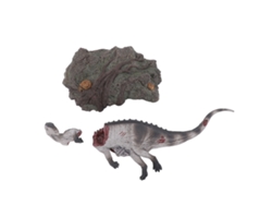Modelo De Dinosaurio De Plástico Realista Con Base De Exhibición Para Niños Y Adultos.