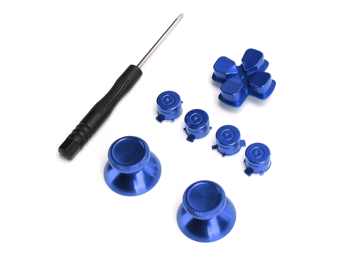 Botón Metálico Para Joystick De Mando De Ps4, Palanca De Repuesto Con Destornillador, Accesorio Duradero