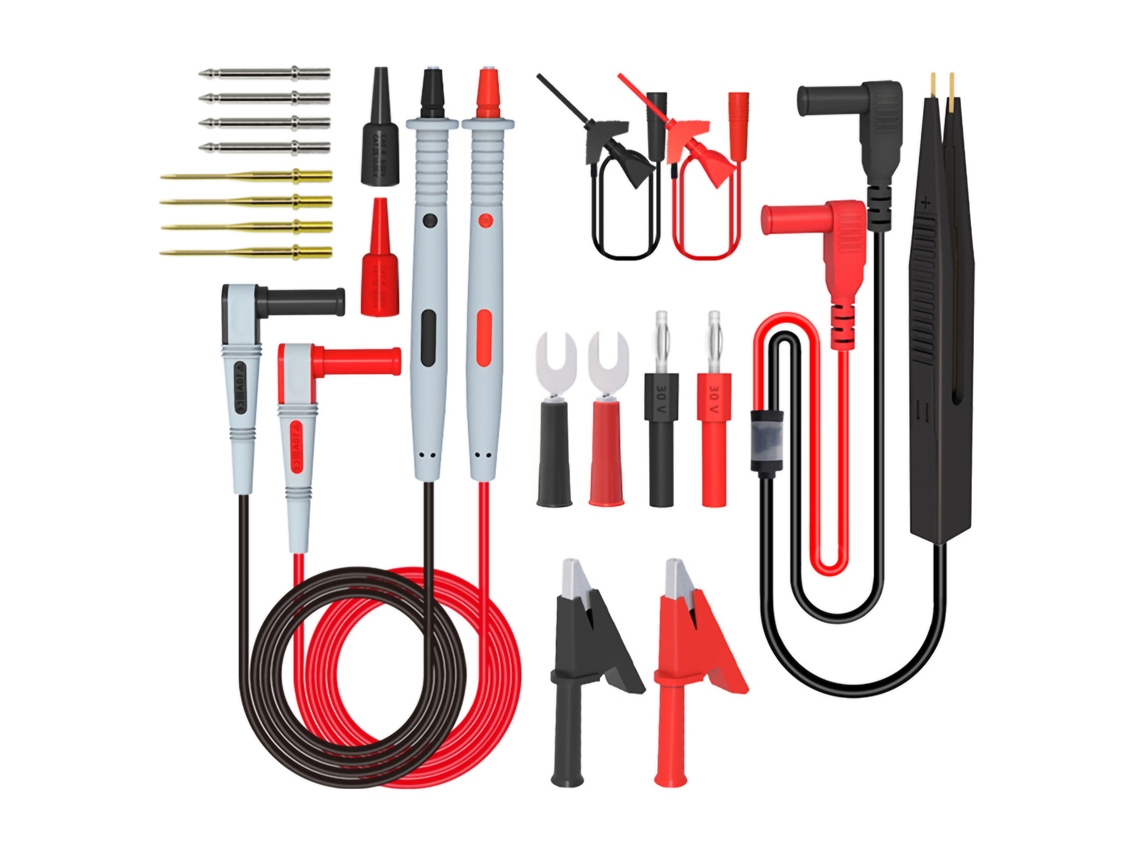 Kit De Cables De Prueba Multímetro Con Pin Intercambiable Y Ganchos Mini, Herramienta De Reparación Electrónica