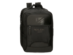 PEPE JEANS Mochila Para Portátil Poliéster Bromley Negro