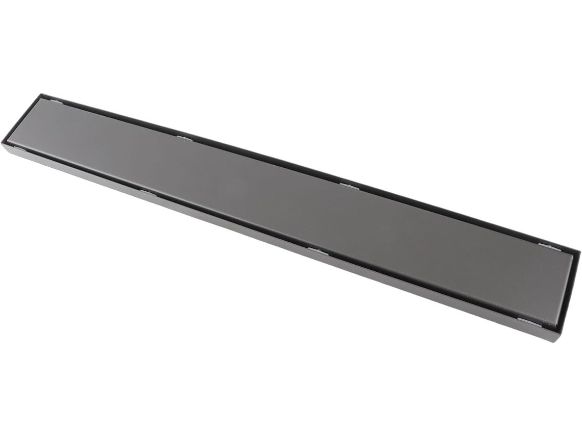 Ralo Linear Cryfokt Premium Em Aço Inoxidável, Ralo Retangular À Prova De Vazamentos Para Chuveiro, Cinza, Para
