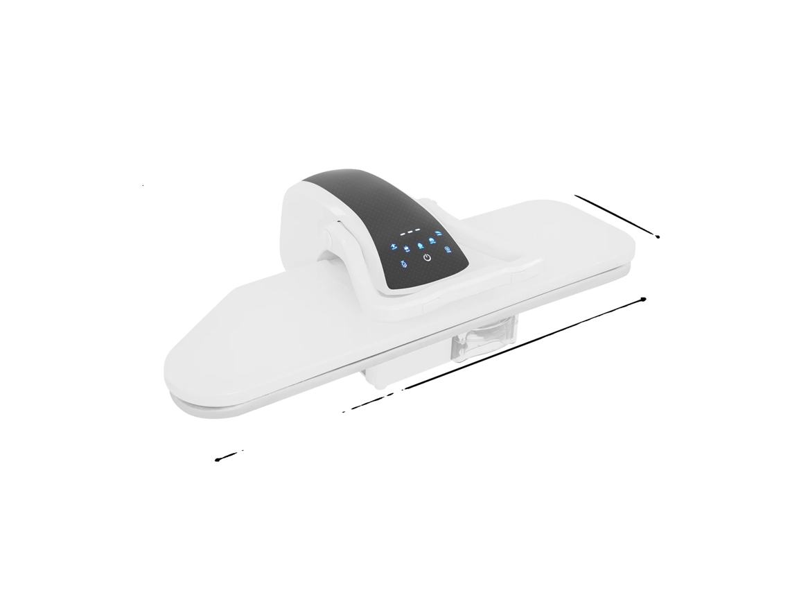 Plancha de vapor, 2200 W, 5 modos de tejido, blanca